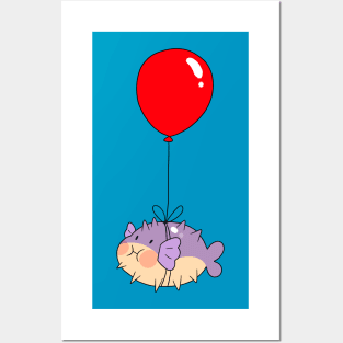 Balloon Puffer Fish Posters and Art